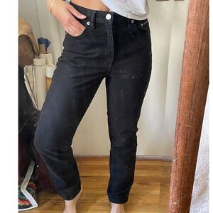 Vintage Calvin Klein Black Jeans 25”